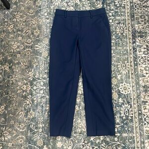 Ann Taylor Loft Curvy Riviera Slim Pants in Doubleweave (Size 0P)